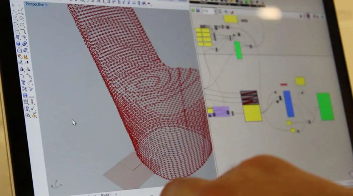 3D printed foam chair prototype demonstration result